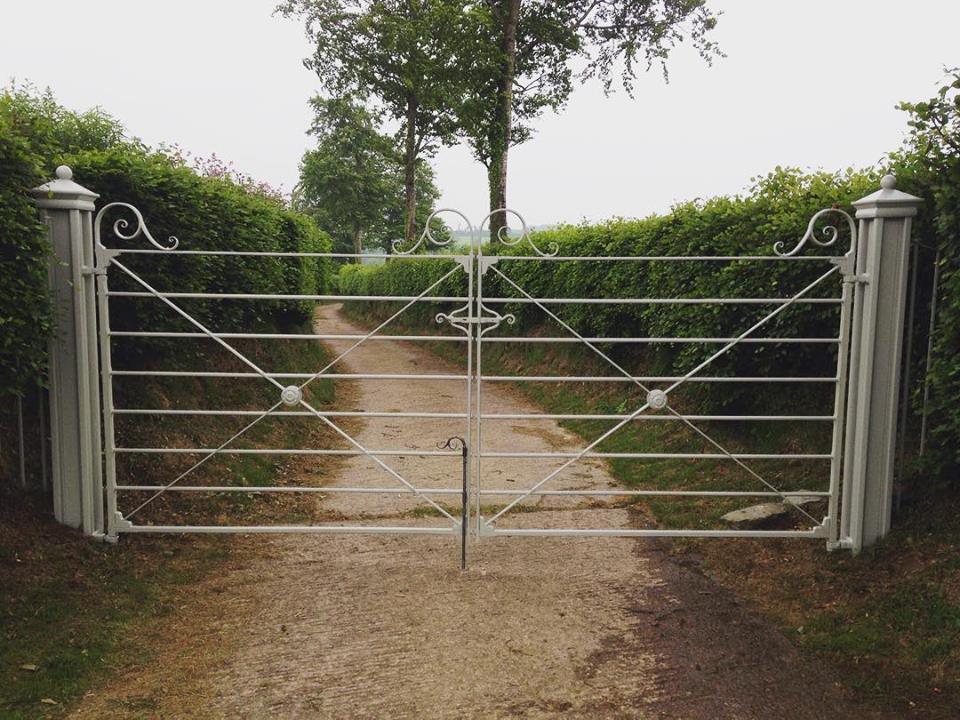 Gate designed and made by West Country Blacksmiths