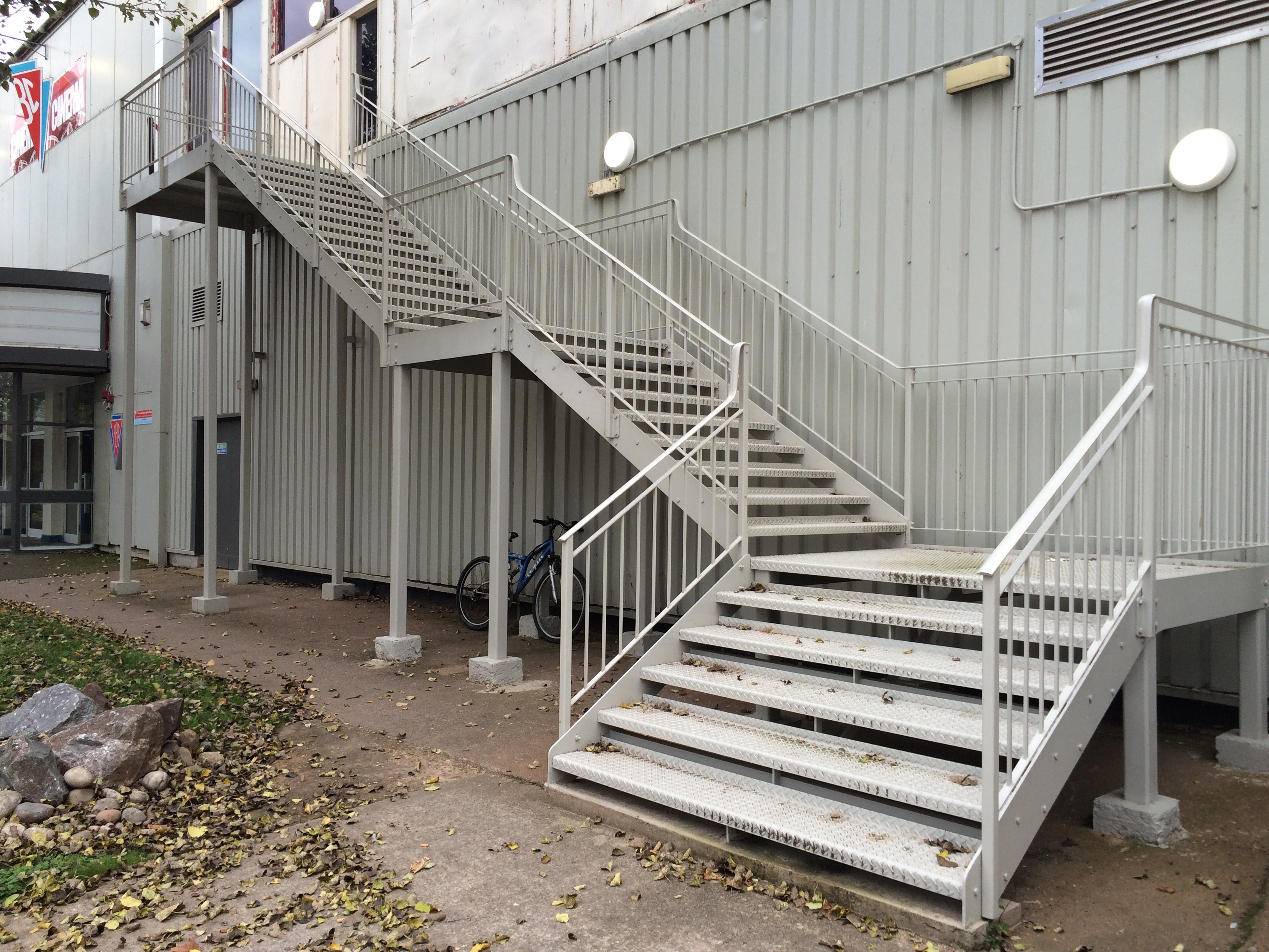 Staircase and Fire Escapes - Bespoke fire escape at Butlins in MInehead.