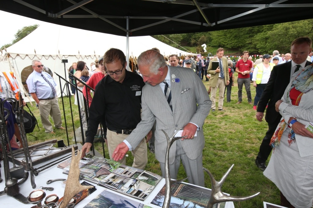 West Country Blacksmiths meeting the prince of wales.